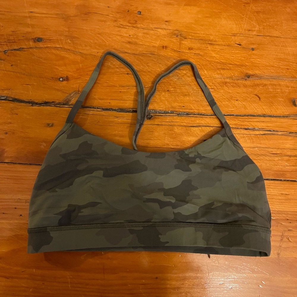 Lululemon Sports Bra, Camo Pattern